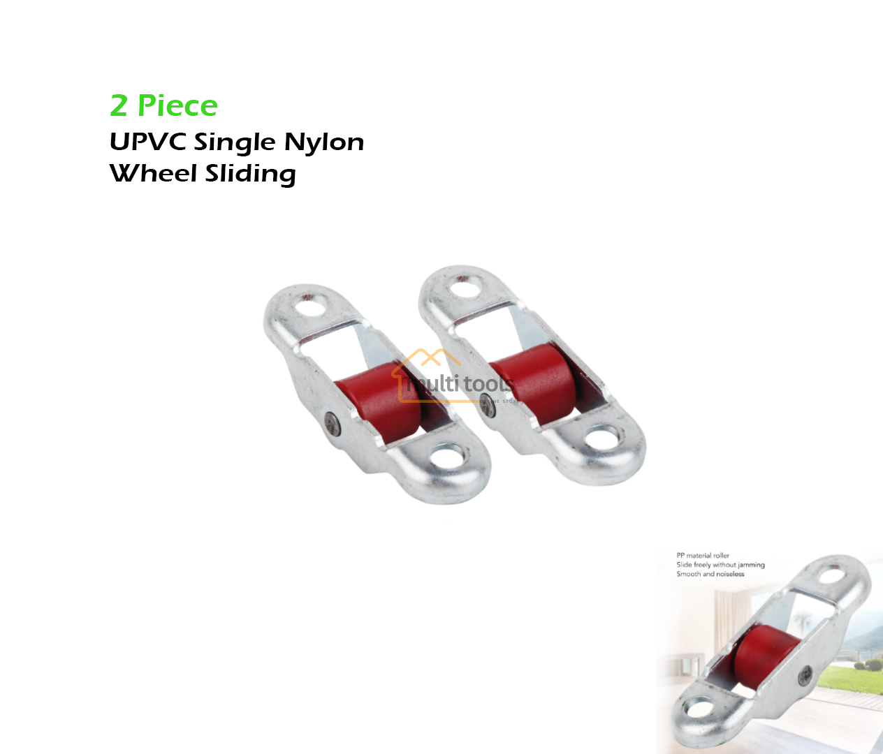 Upvc Single Nylon Wheel Sliding